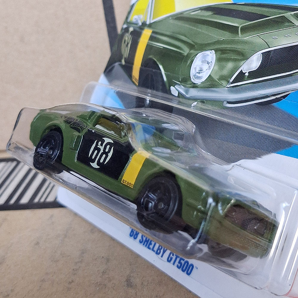 Hot Wheels ’68 Shelby GT500 Green American Muscle Diecast Car 2026