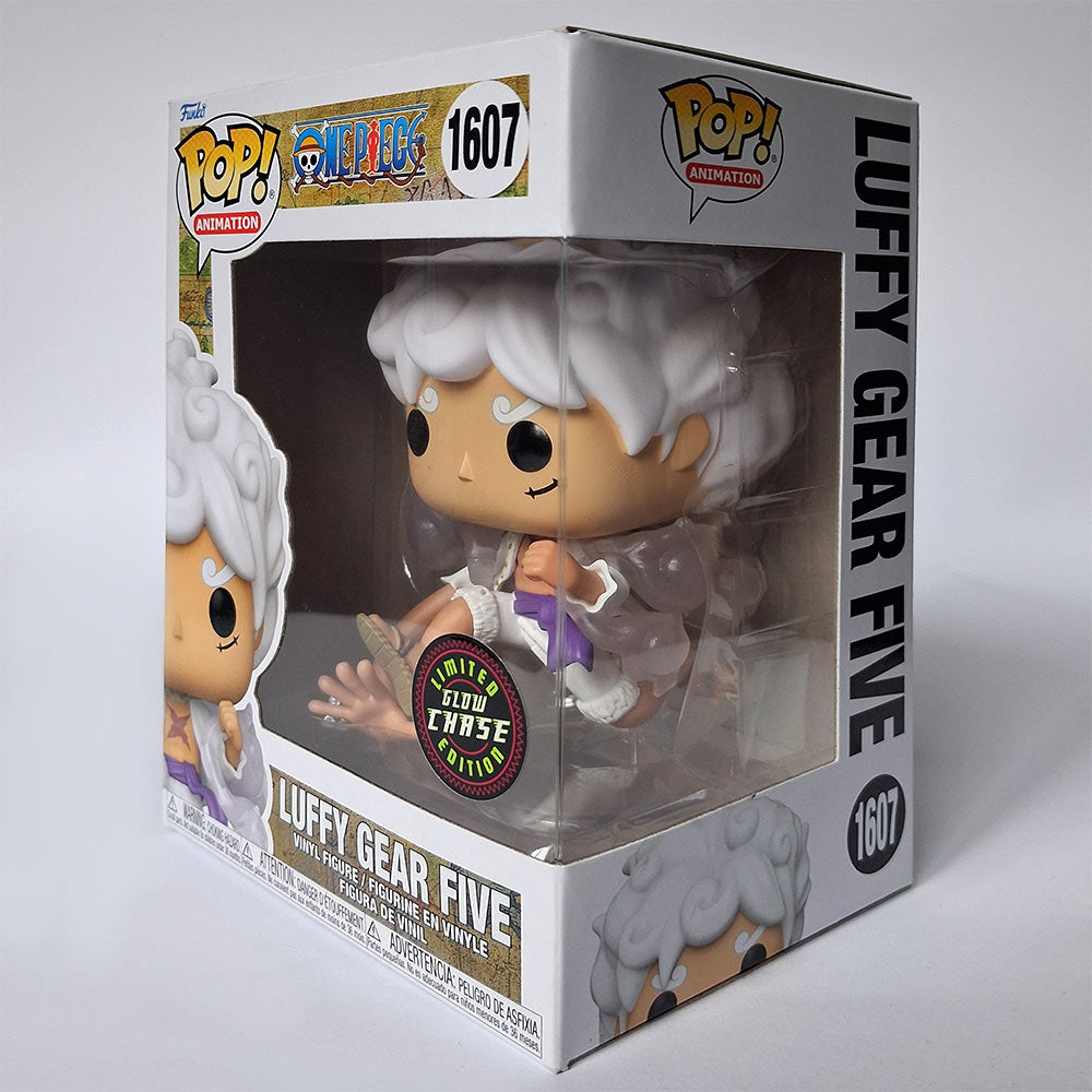 Funko Pop Chase Luffy Gear Five #1607 One Piece Glow Figure | Rare Anime Collectible
