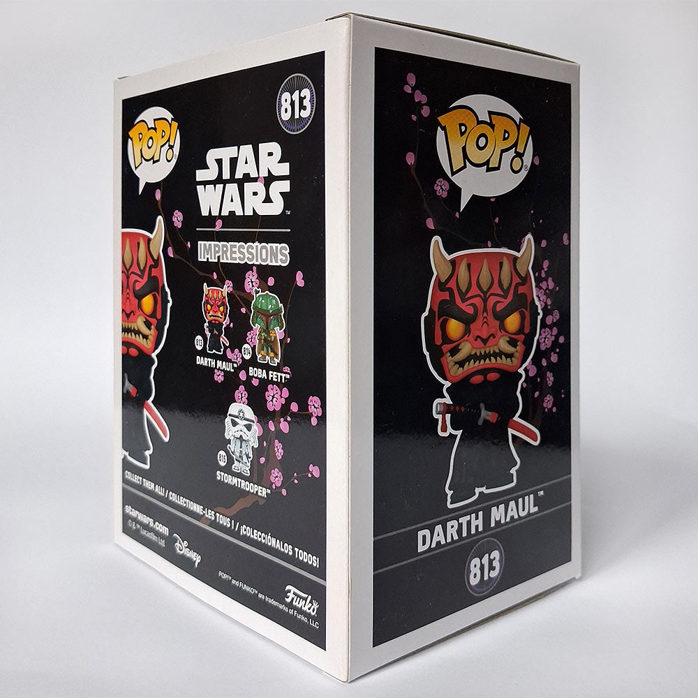 Funko Pop Darth Maul #813 Star Wars Figure | Sith Lord Vinyl Bobble-Head Collectible
