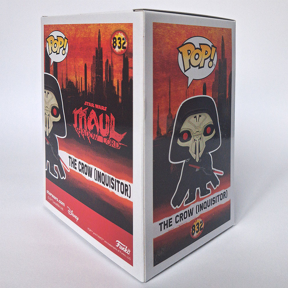 Funko Pop The Crow (Inquisitor) #832 Star Wars Vinyl Bobblehead | Dark Side Collectible Figure
