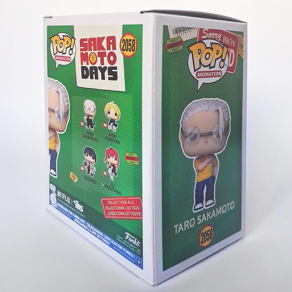 Funko Pop Taro Sakamoto #2058 Chase Edition Vinyl Figure | Sakamoto Days Anime Collectible