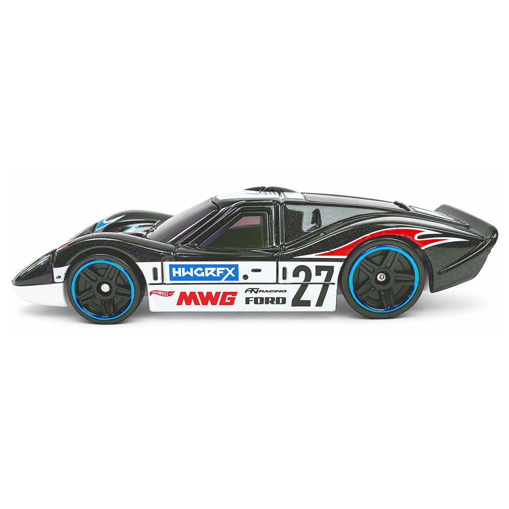 Hot Wheels ’67 Ford GT40 Mk.IV Green Vintage Race Car 1:64 Scale Diecast Model