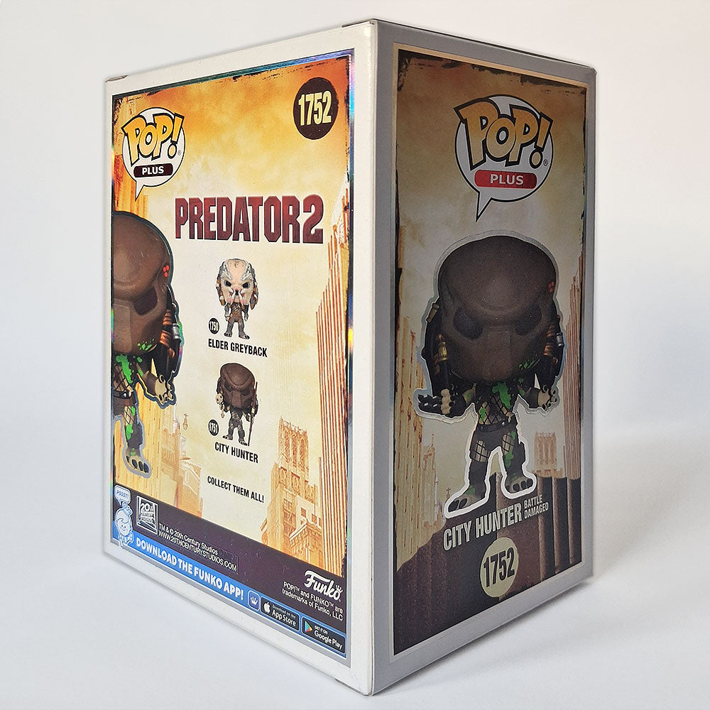 Funko Pop City Hunter Predator #1752 Battle Damaged Exclusive Collectible Figure