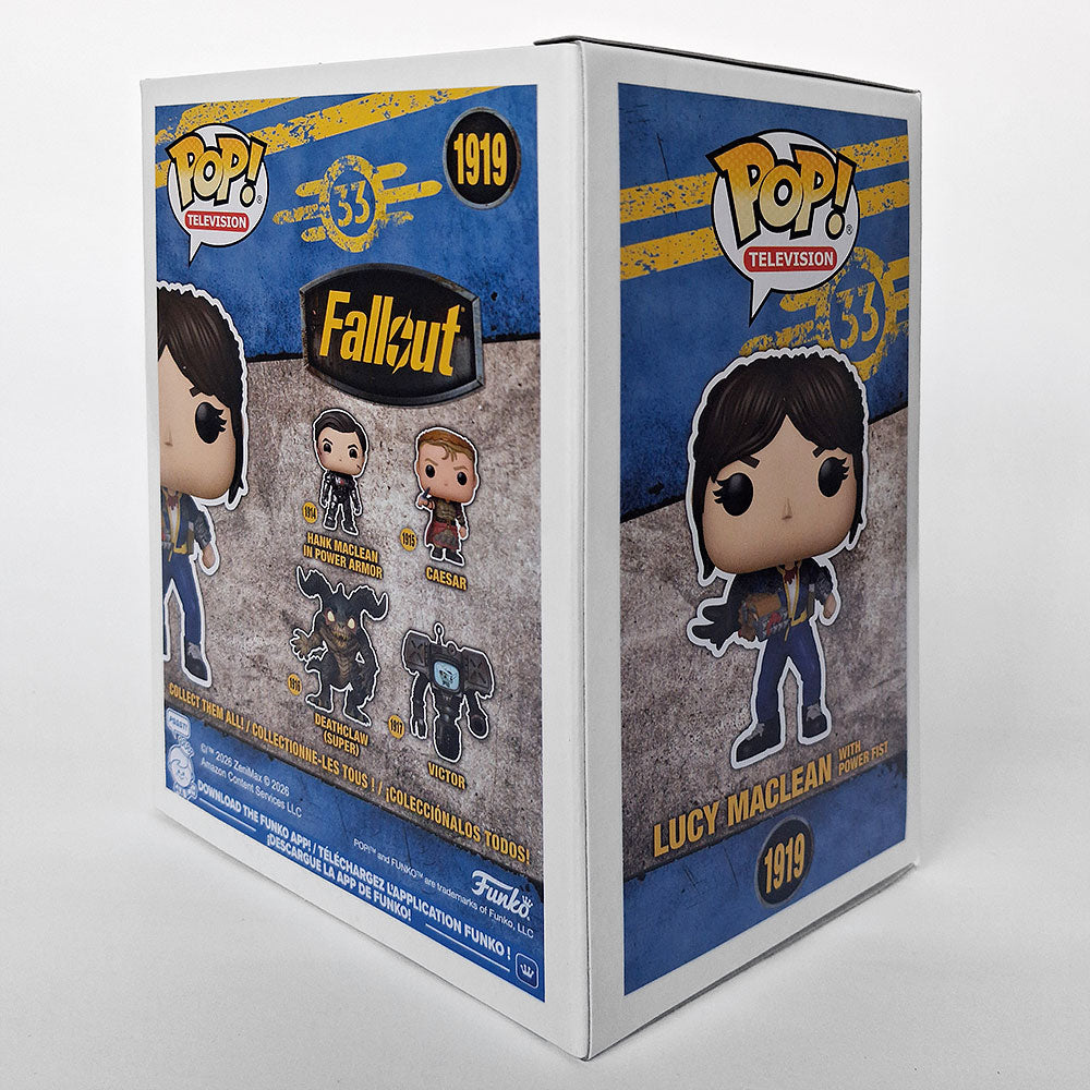 Funko Pop Fallout Lucy MacLean with Power Fist #1919 | TV Series Collectible Vinyl Figure | Gift Idea fot Collector or Fan