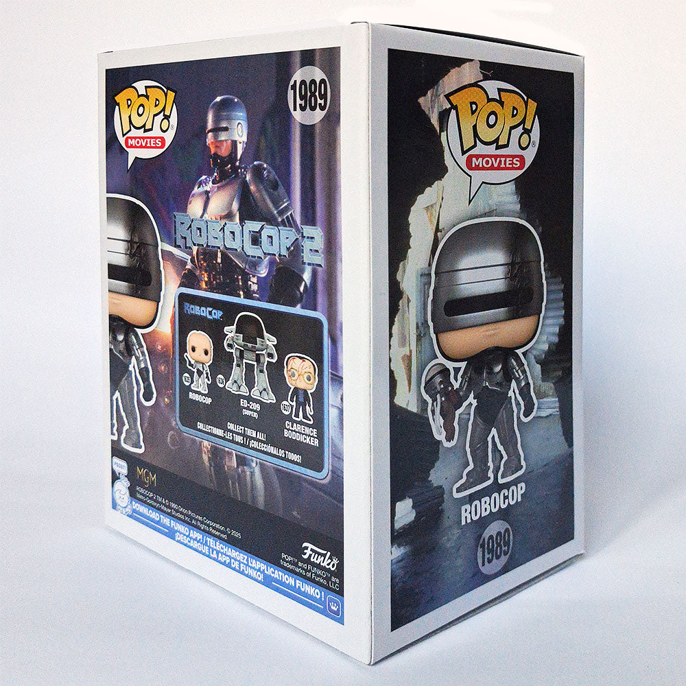 Funko Pop RoboCop #1989 Battle Damaged Chase | RoboCop 2 Limited Edition Collectible Vinyl Figure | Gift for Collector or Movie Fan