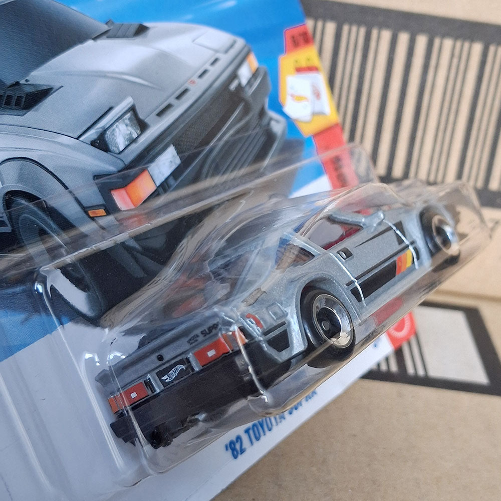 Hot Wheels ’82 Toyota Supra Silver Retro Japanese Diecast Car 2026