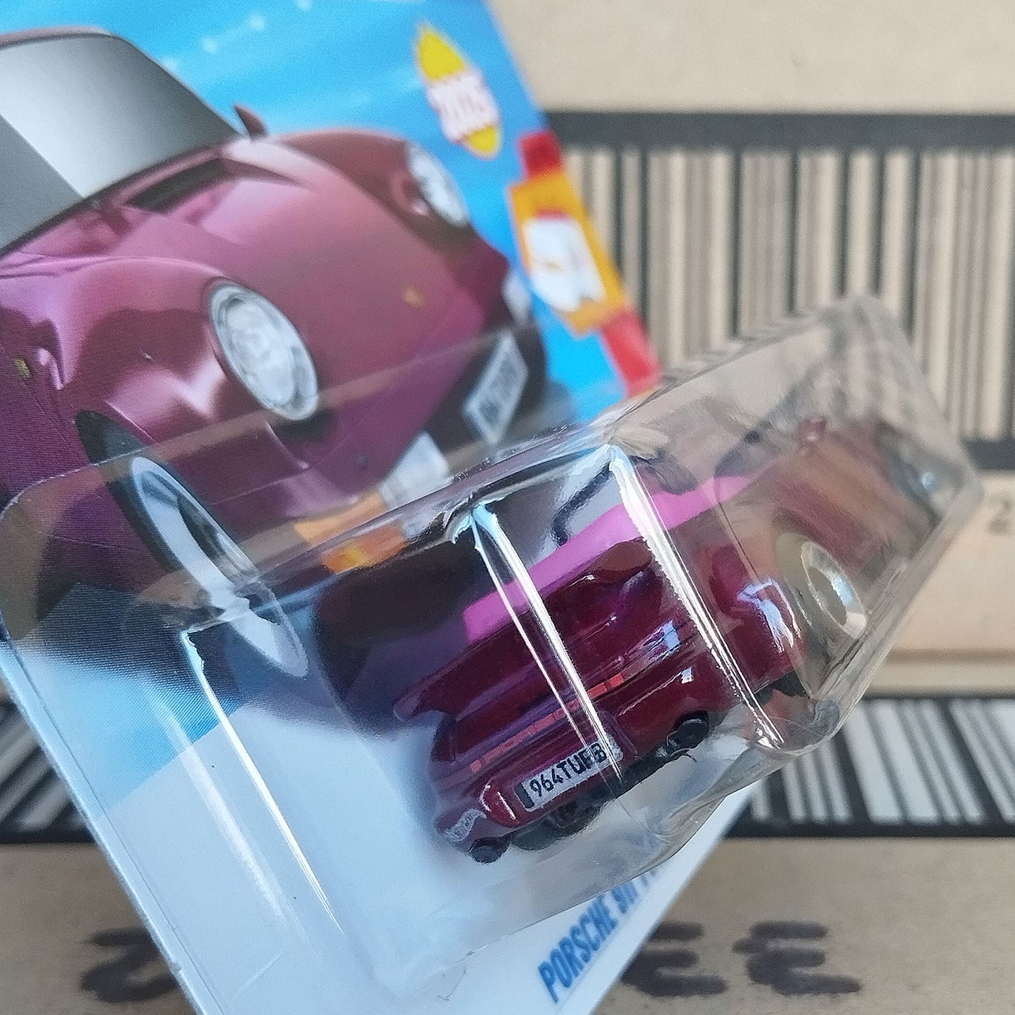 Hot Wheels Porsche 911 Turbo Cabriolet Deep Red Then and Now 1:64 Diecast Model 2025