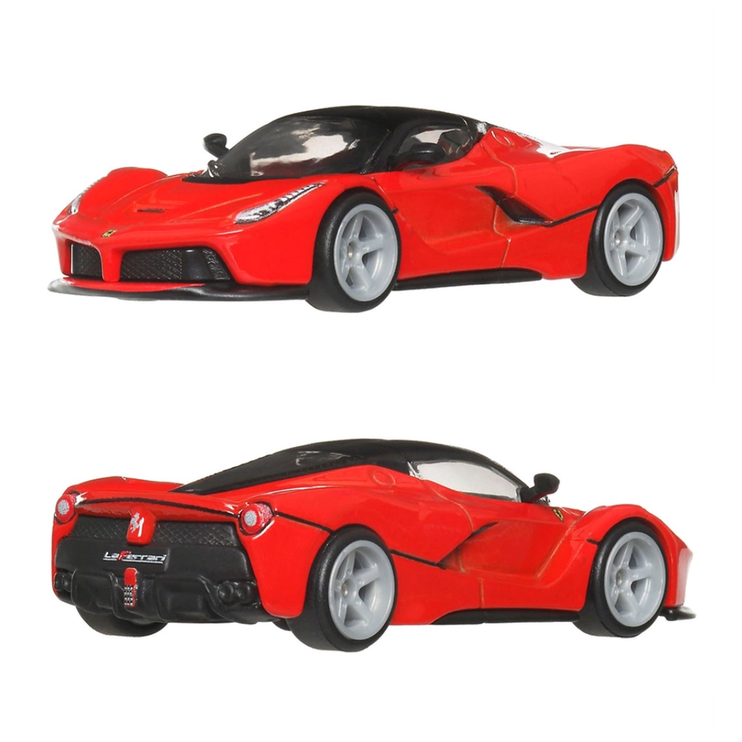 Hot Wheels Premium LaFerrari Euro Speed Ferrari Die-Cast Model 1:64 Real Riders Metal/Metal