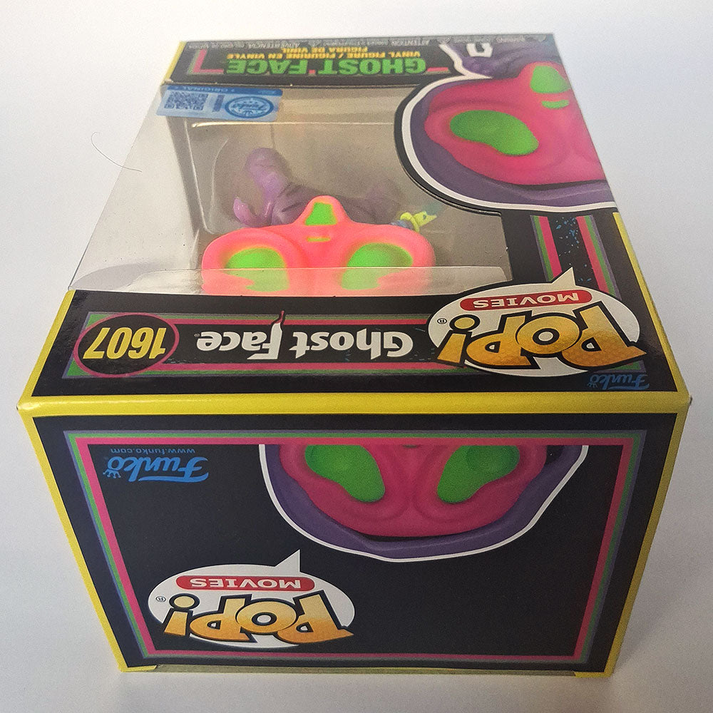 Funko Pop Ghost Face #1607 Neon Blacklight Vinyl Figure | Scream Horror Movie Collectible
