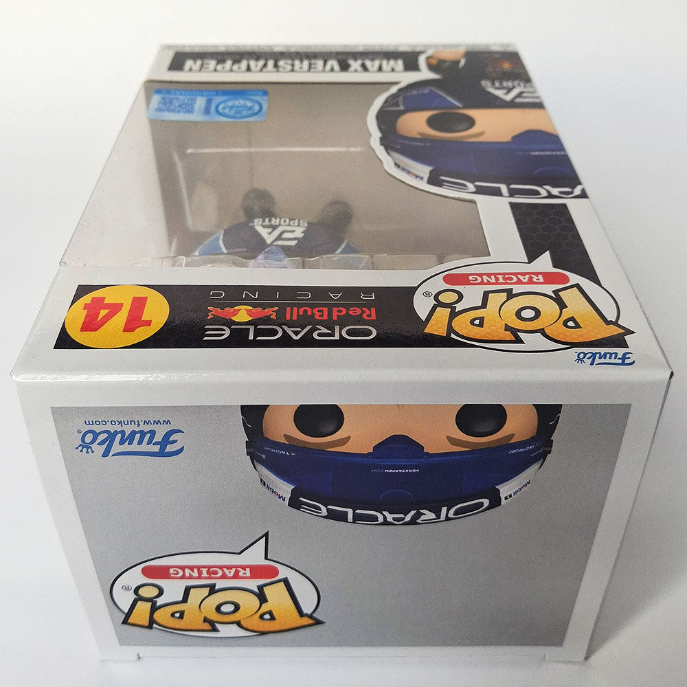 Funko Pop Max Verstappen #14 Helmet Edition Oracle Red Bull Racing Vinyl Figure | Formula 1 F1 Collectible