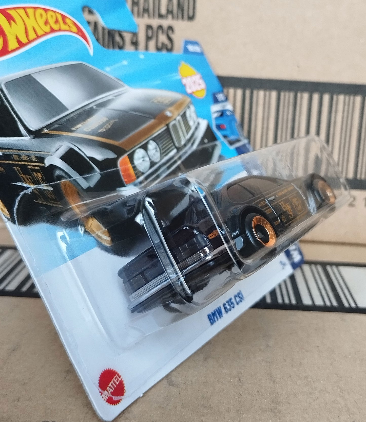 Hot Wheels BMW 635 CSi Black Widebody Die-Cast Model 1:64 Wild Widebody