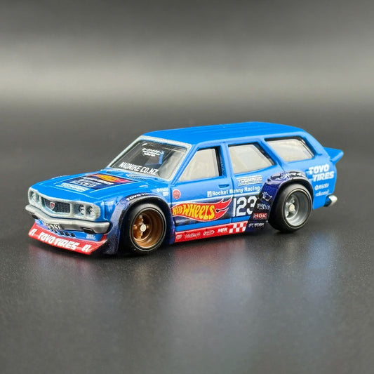 Hot Wheels Premium Mad Mike Mazda RX-3 Wagon Ronin Run II Car Culture 1:64 Die-Cast Model