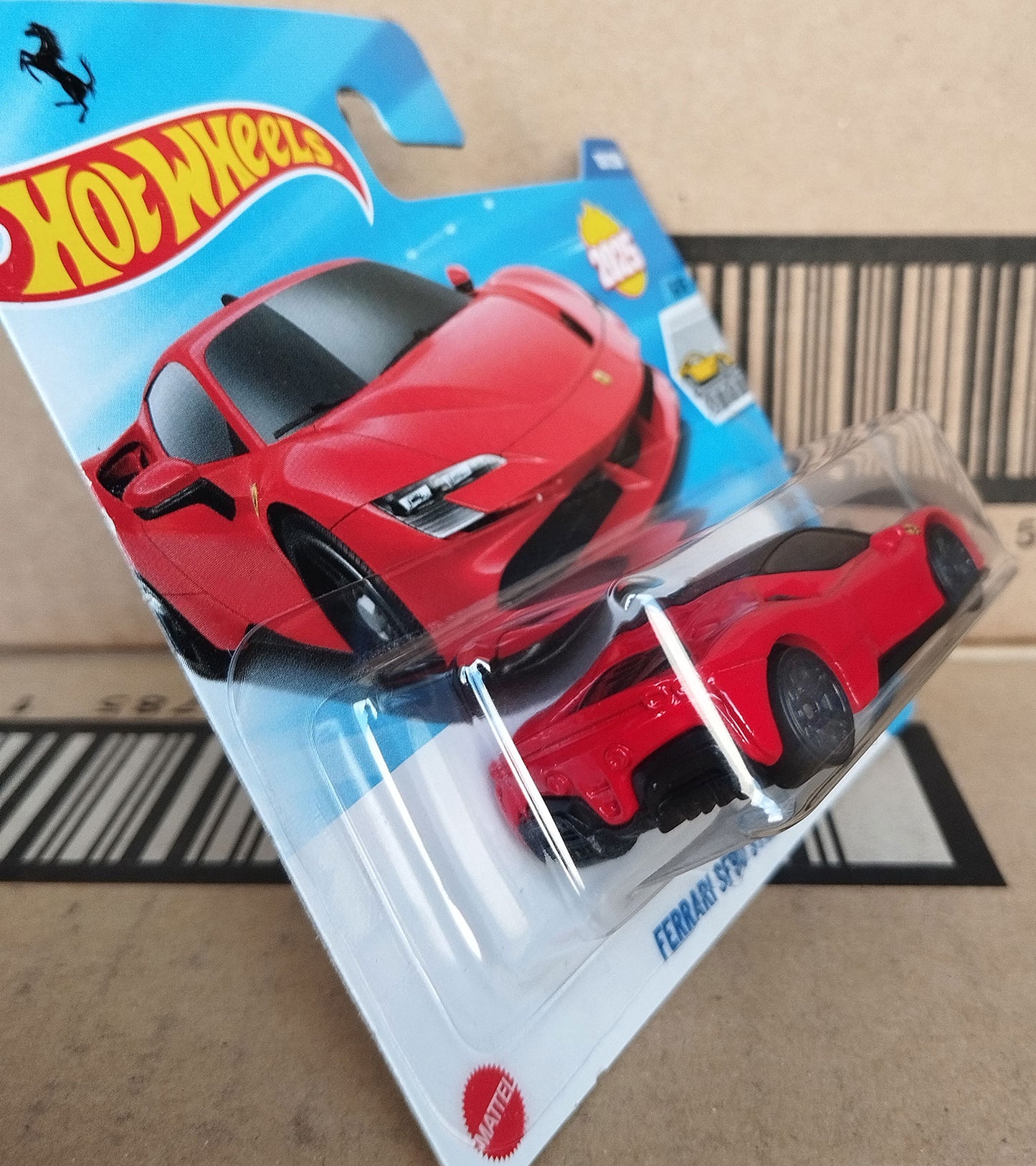 Hot Wheels Ferrari SF90 Stradale Red Supercar Die-Cast Model 1:64 Factory Fresh