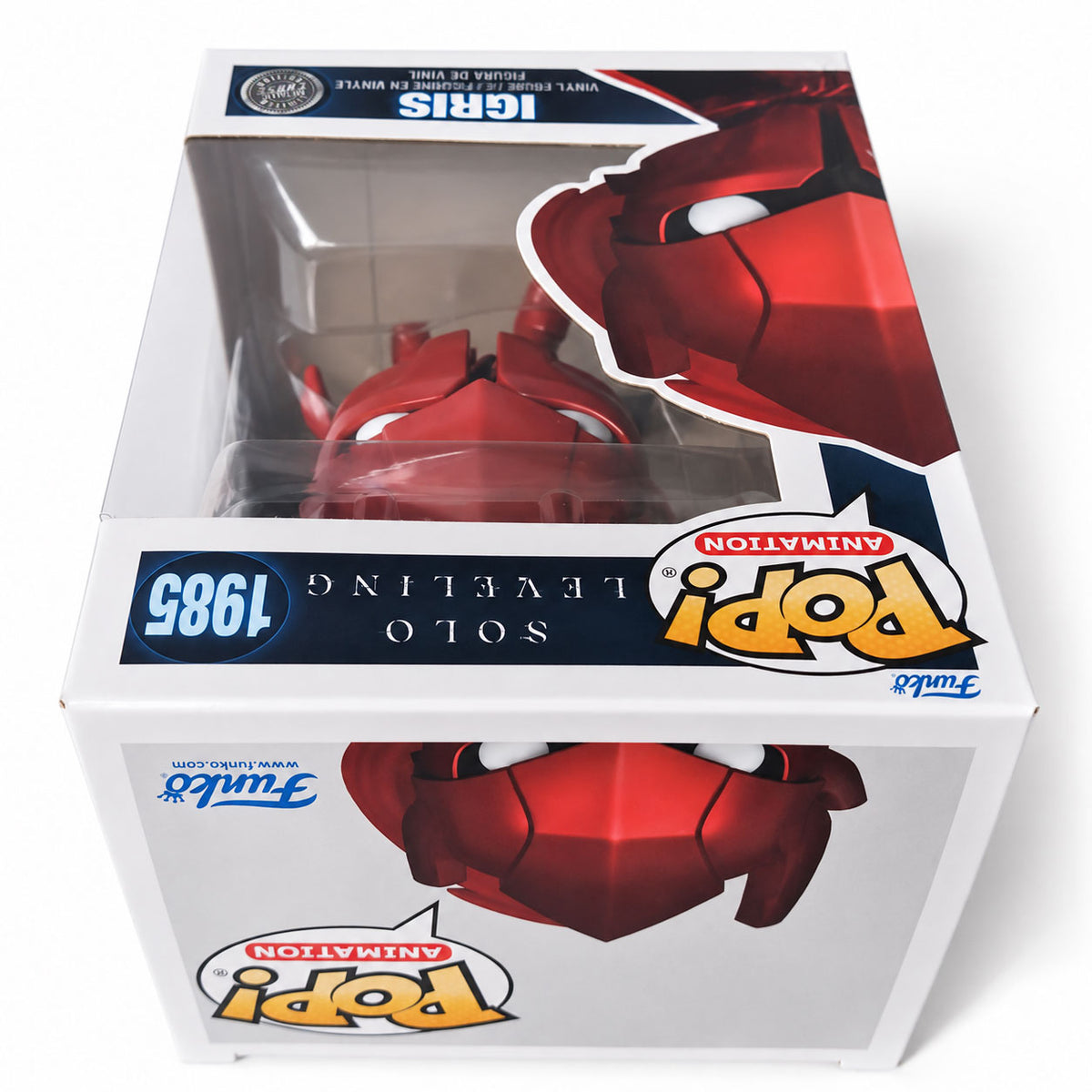 Funko Pop CHASE Igris #1985 Solo Leveling Metallic | Limited Edition Anime Vinyl Figure