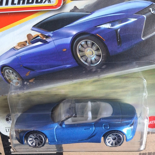 Matchbox 2021 Lexus LC 500 Convertible Blue Diecast Car 1:64 Collector