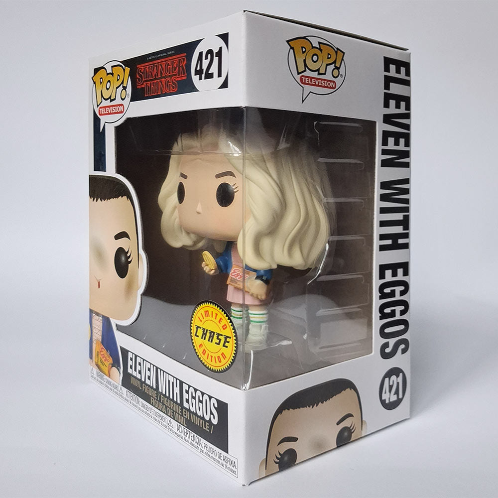 Funko Pop Eleven with Eggos #421 Stranger Things Chase Figure | Rare Netflix Collectible