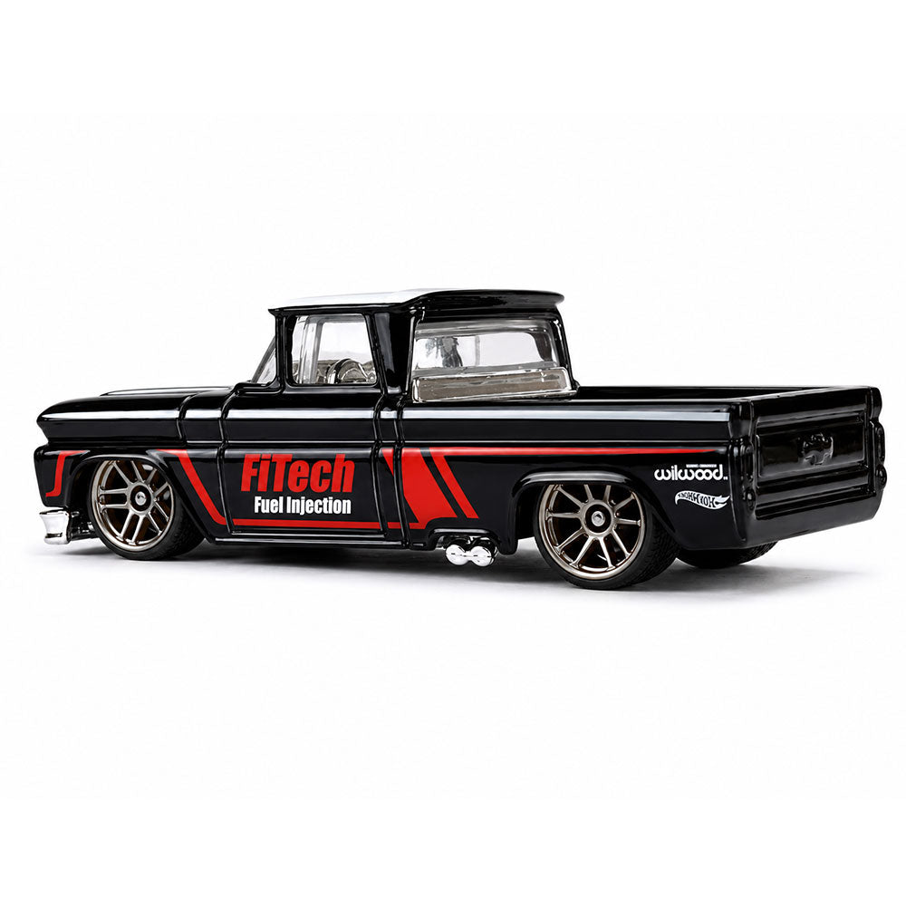 Hot Wheels Custom ’62 Chevy Pickup AirTech Black Red Diecast Car 2026