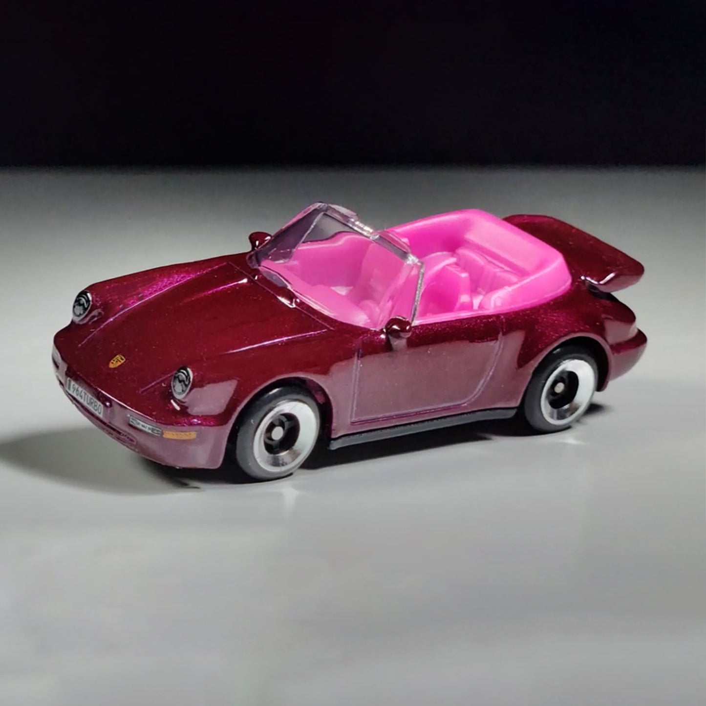Hot Wheels Porsche 911 Turbo Cabriolet Deep Red Then and Now 1:64 Diecast Model 2025