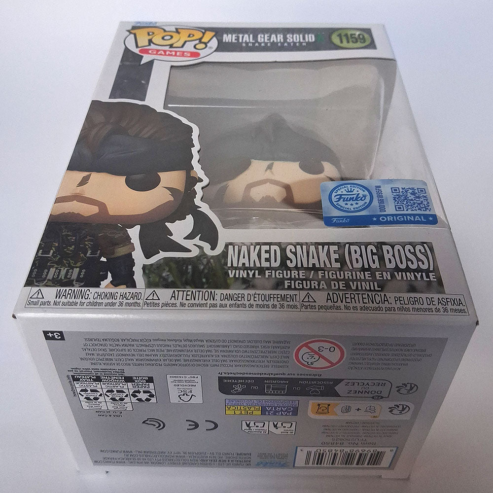 Funko Pop Naked Snake (Big Boss) #1159 Metal Gear Solid Vinyl Figure | Snake Eater Game Collectible