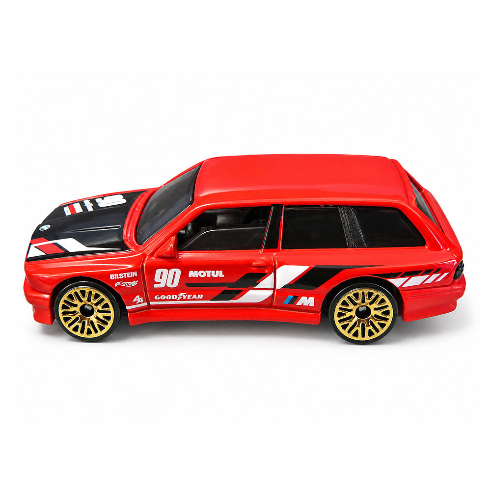 Hot Wheels BMW M3 Wagon Red Race Car 1:64 Scale Die-Cast Model