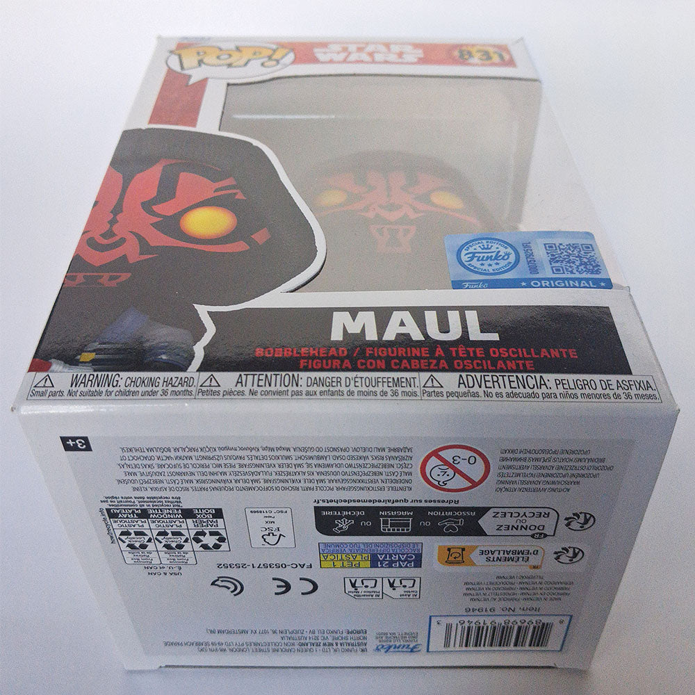 Funko Pop Darth Maul #831 Star Wars Vinyl Bobblehead | Sith Lord Collectible Figure
