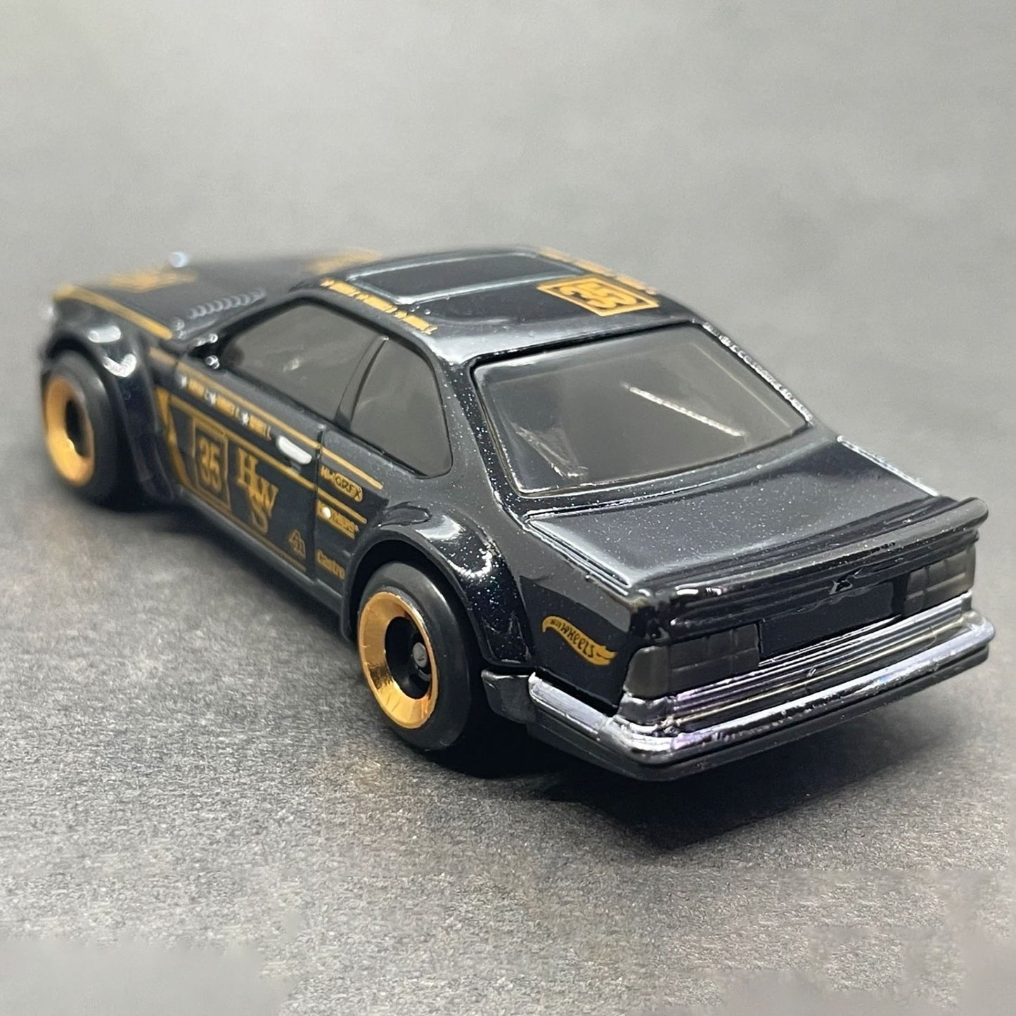 Hot Wheels BMW 635 CSi Black Widebody Die-Cast Model 1:64 Wild Widebody