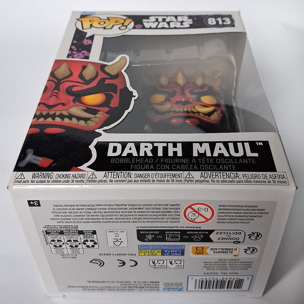 Funko Pop Darth Maul #813 Star Wars Figure | Sith Lord Vinyl Bobble-Head Collectible