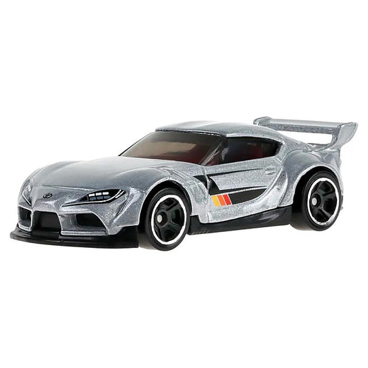 Hot Wheels Car 2020 Toyota GR Supra Silver Sports 1:64 Diecast Toy Vehicle