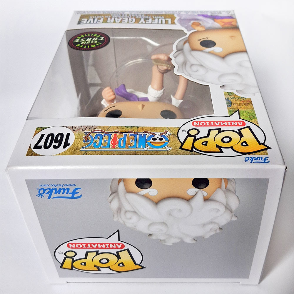 Funko Pop Chase Luffy Gear Five #1607 One Piece Glow Figure | Rare Anime Collectible