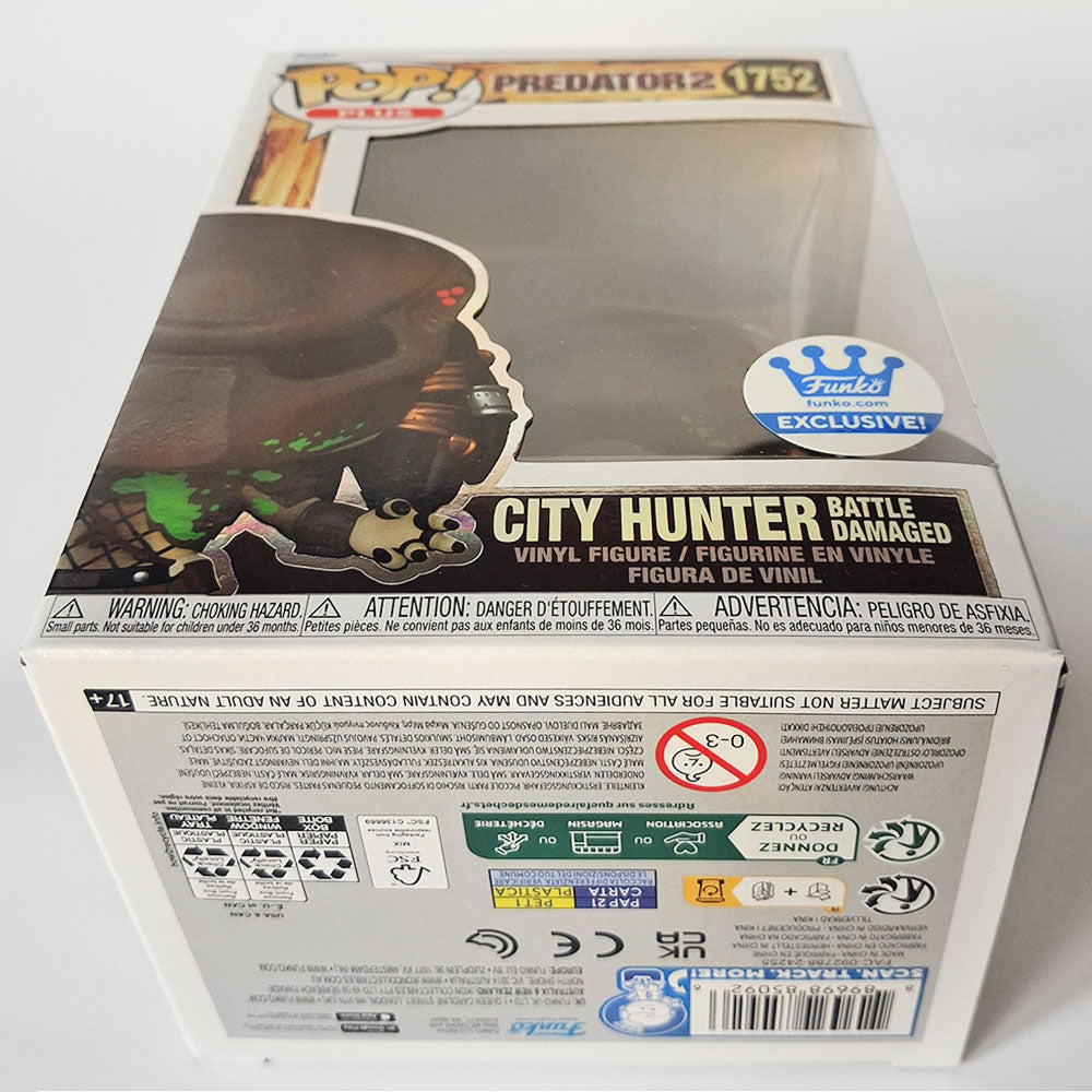 Funko Pop City Hunter Predator #1752 Battle Damaged Exclusive Collectible Figure