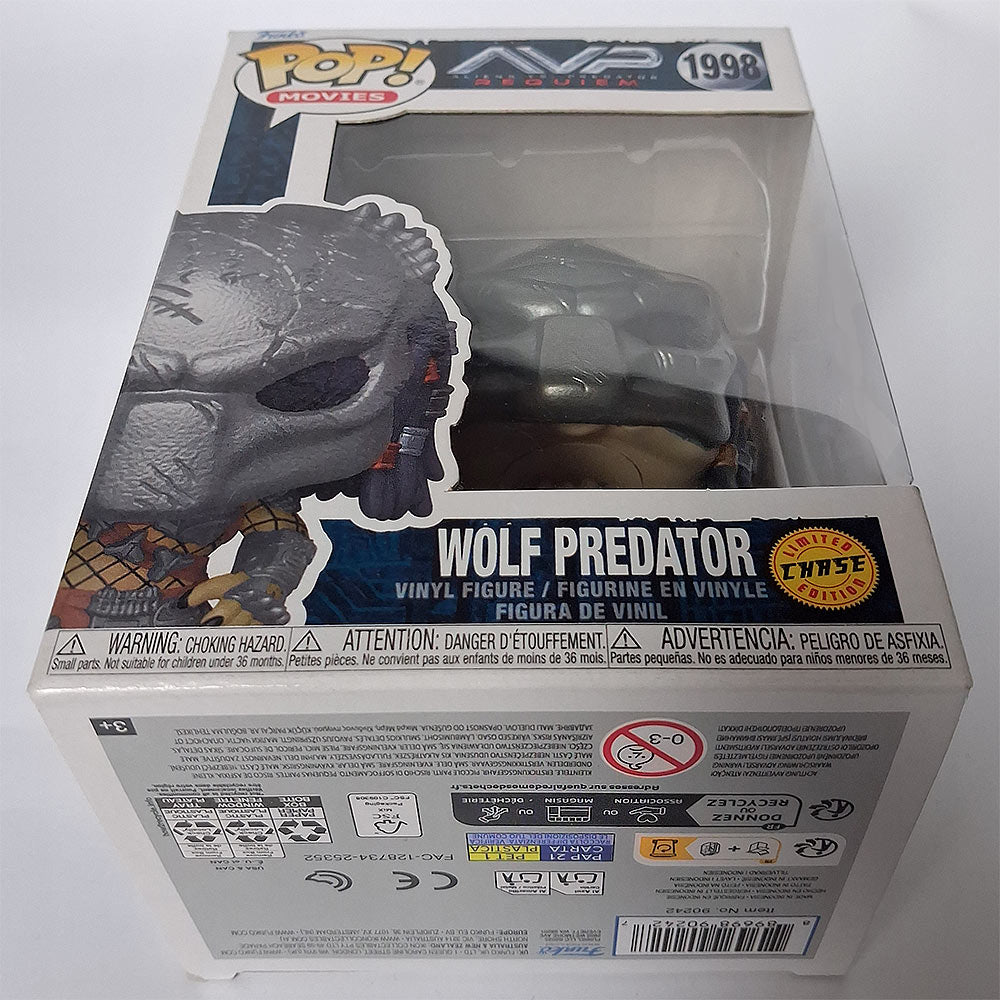 Funko Pop Chase Wolf Predator #1998 AVP Requiem Figure | Rare Sci-Fi Horror Collectible