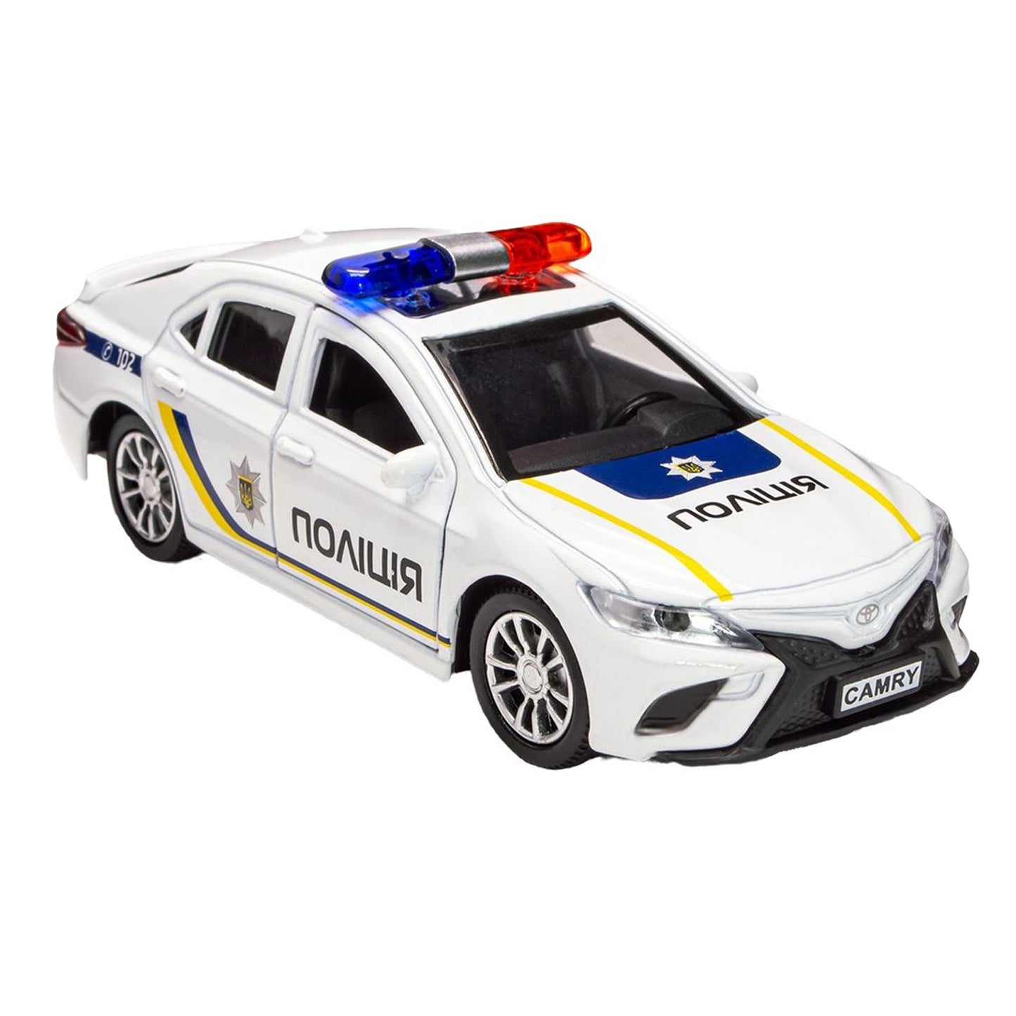 Toyota Camry Ukrainian Police Car Official Licensed Diecast 1/43 Scale Metal Model