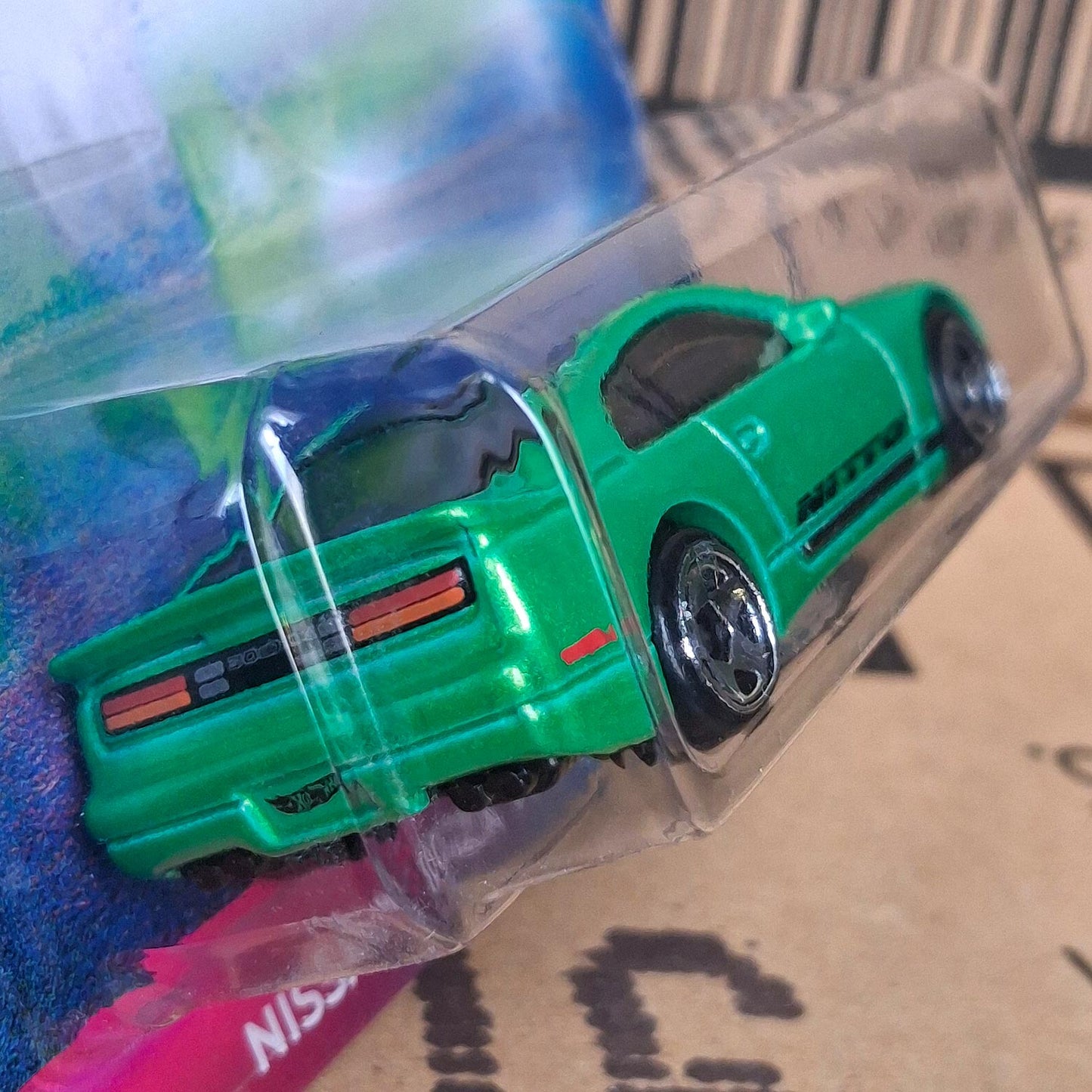 Hot Wheels Nissan 300ZX Twin Turbo Green 90s Street Scene 1:64 Diecast