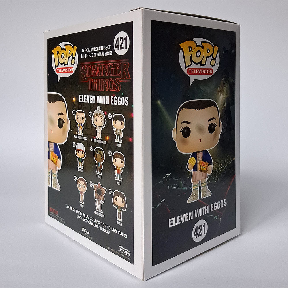 Funko Pop Eleven with Eggos #421 Stranger Things Chase Figure | Rare Netflix Collectible