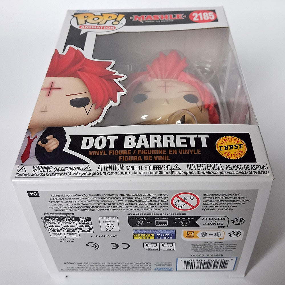 Funko Pop Dot Barrett #2185 Mashle Chase Figure | Rare Anime Vinyl Collectible