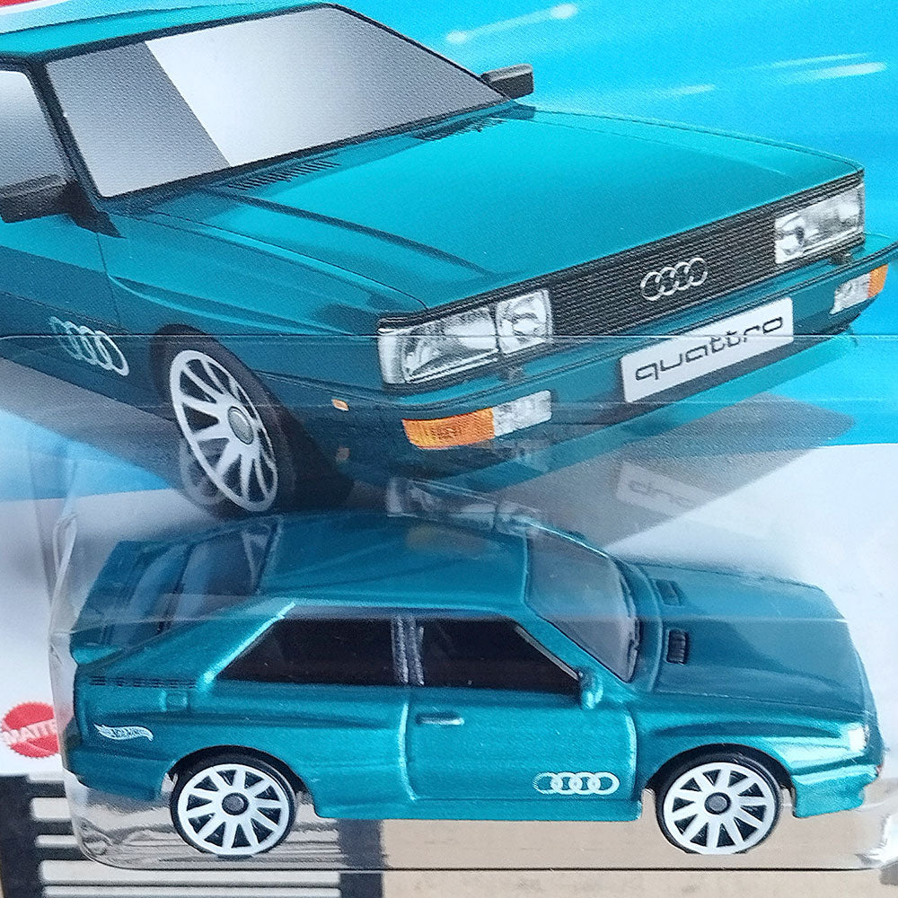 Hot Wheels 1987 Audi Quattro Blue Diecast Rally Car Model 1:64