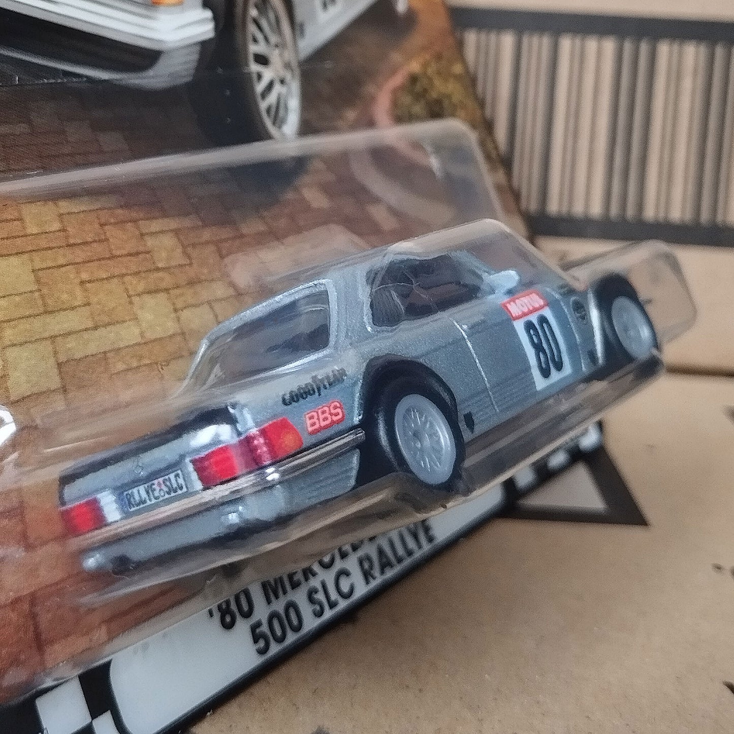 Premium Hot Wheels Boulevard 1980 Mercedes-Benz 500 SLC Rallye Die-Cast 1:64 Scale Model