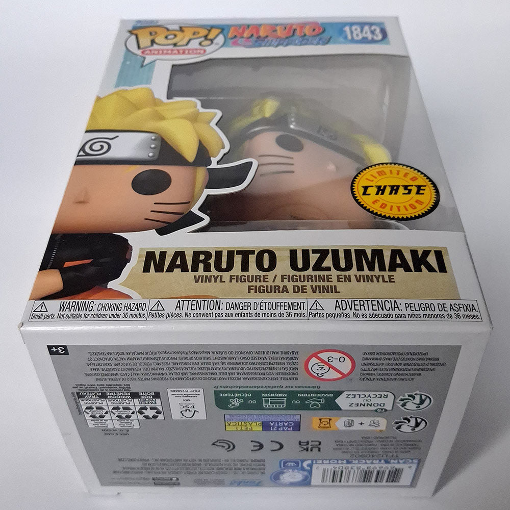 Funko Pop Naruto Uzumaki  Chase #1843 Naruto Shippuden Figure | Rare Anime Collectible