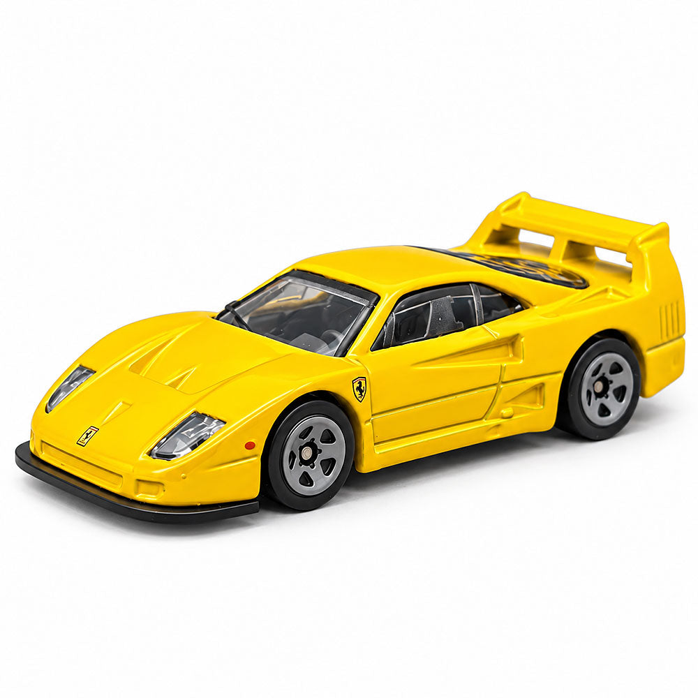 Hot Wheels Ferrari F40 Competizione Yellow Supercar 1:64 Scale Die-Cast Model