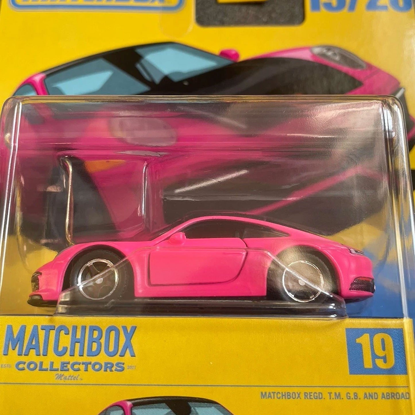 Matchbox Collectors 2020 Porsche Carrera 4S Pink Diecast Car 1:64 True Grip Tires