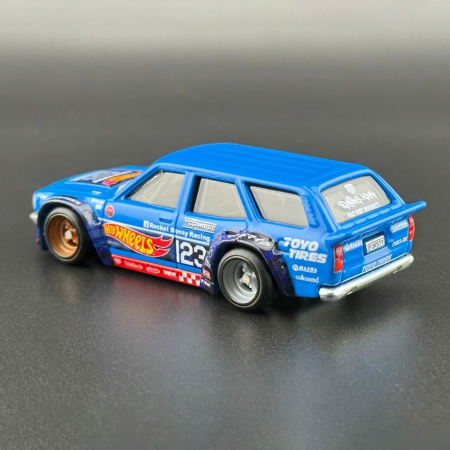 Hot Wheels Premium Mad Mike Mazda RX-3 Wagon Ronin Run II Car Culture 1:64 Die-Cast Model