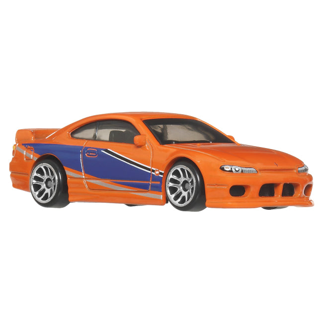 Hot Wheels Nissan Silvia (S15) Fast & Furious Graphic Remix Silver Series 1:64 Diecast