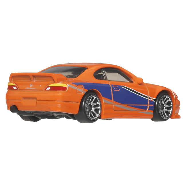 Hot Wheels Nissan Silvia (S15) Fast & Furious Graphic Remix Silver Series 1:64 Diecast