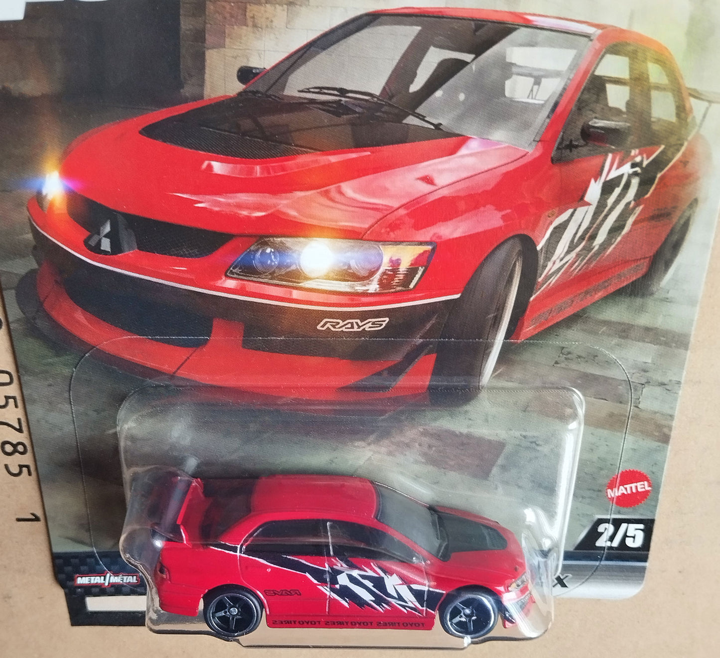 Hot Wheels Mitsubishi Lancer Evolution IX Fast & Furious Premium Diecast Scale Model | JDM Racing Car
