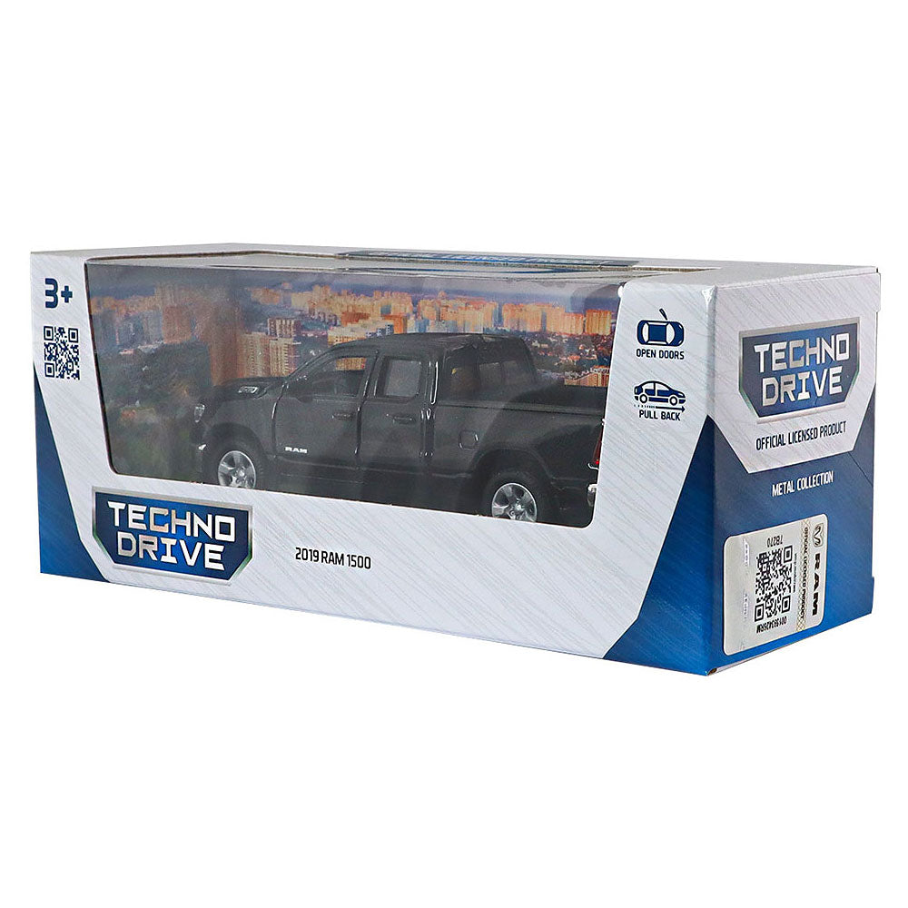2019 Dodge RAM 1500 Black Diecast Model 1/43 Scale Pickup Truck