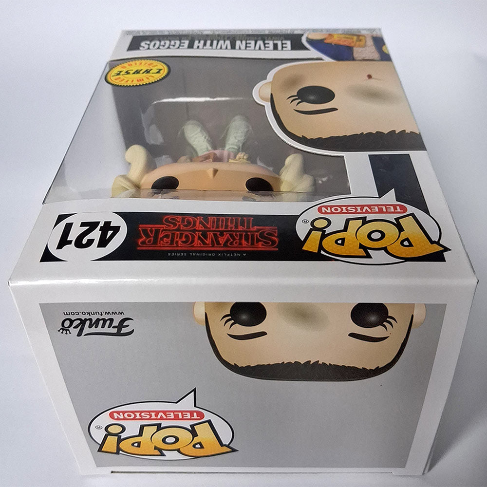 Funko Pop Eleven with Eggos #421 Stranger Things Chase Figure | Rare Netflix Collectible