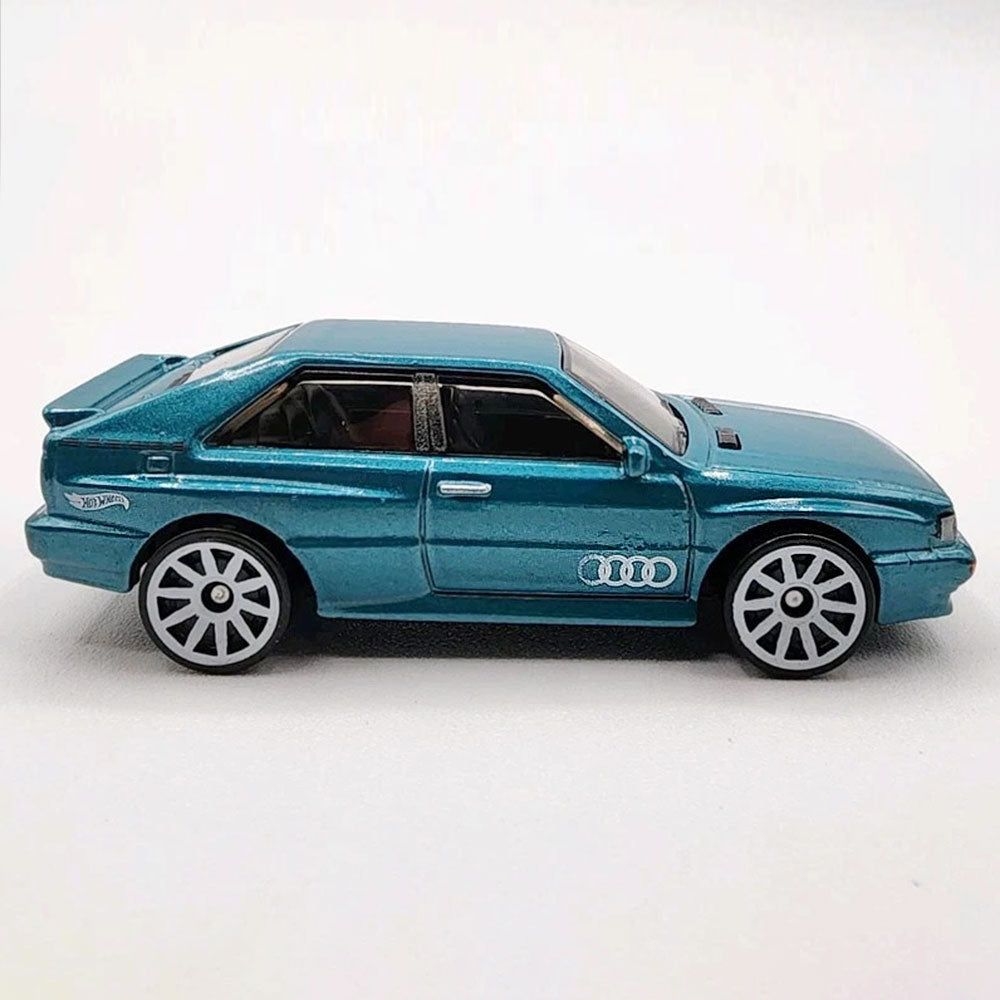 Hot Wheels 1987 Audi Quattro Blue Diecast Rally Car Model 1:64