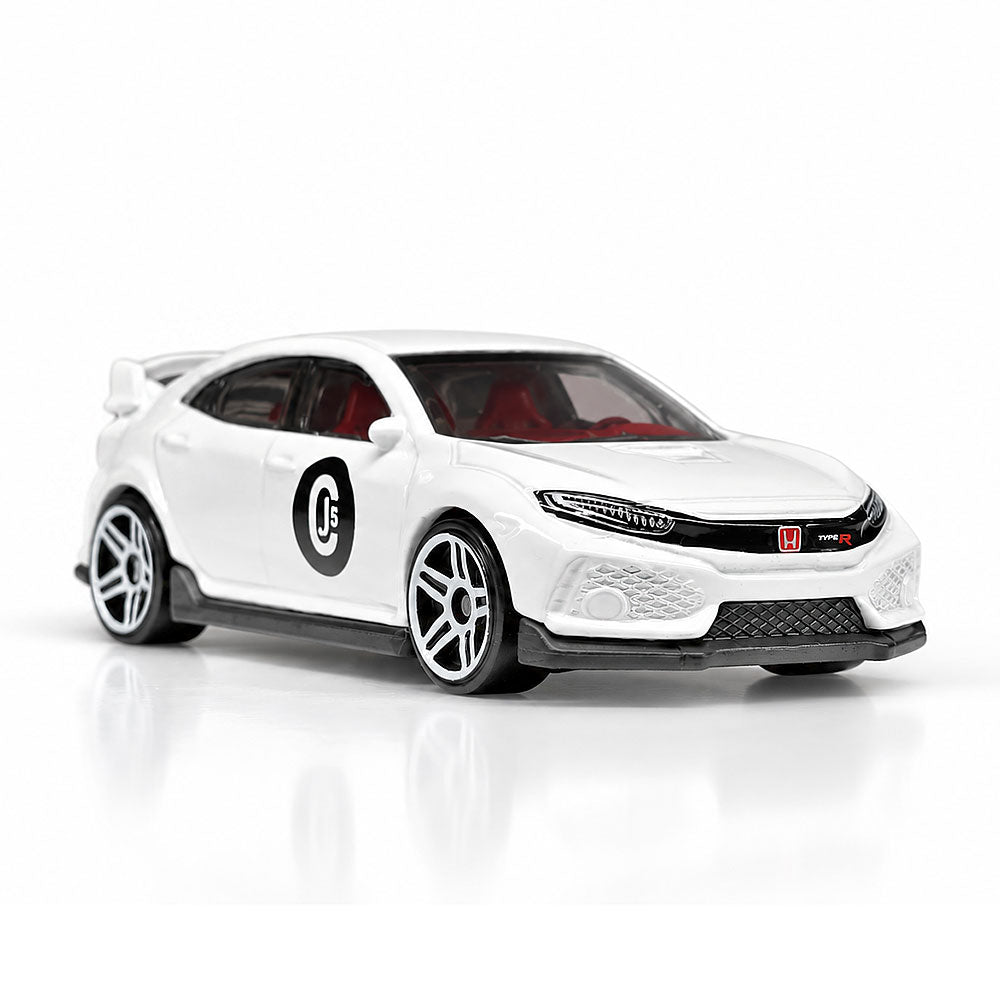 Hot Wheels 2018 Honda Civic Type R White 1:64 Scale Diecast JDM Car Model