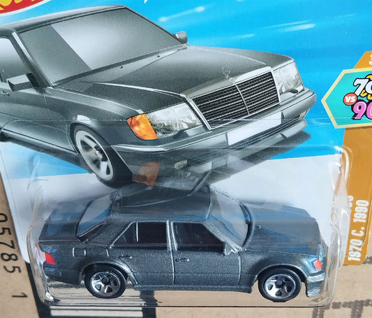 Hot Wheels Mercedes-Benz 500 E Gray 70s vs 90s 1:64 Diecast Model