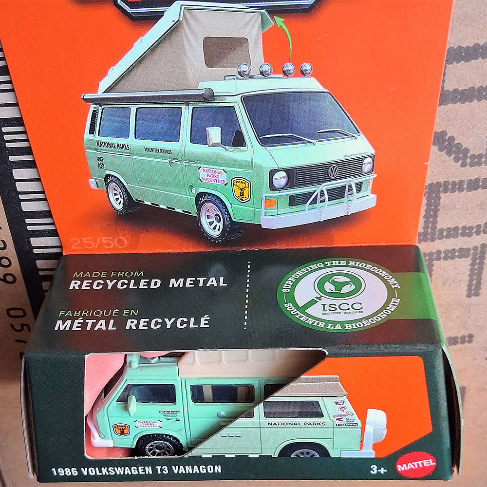 Matchbox Car 1986 VOLKSWAGEN T3 VANAGON 1:64 Scale Diecast Model | Collectible VW Bus Camper Van